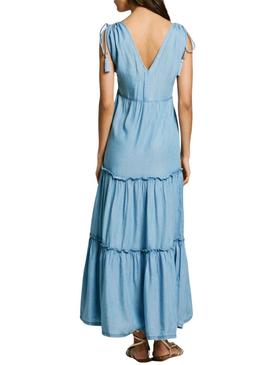 Vestido Pepe Jeans Effie azul para mulher