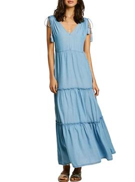 Vestido Pepe Jeans Effie azul para mulher