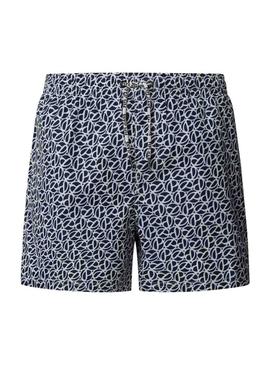 Calção de banho Pepe Jeans Print azul marinho para homem