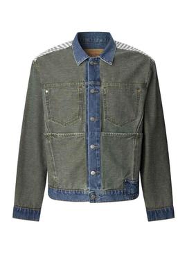 Jaqueta jeans reversível Pepe Jeans para homem.