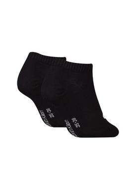 Pack de meias Calvin Klein Sneaker Monogram preto para mulher