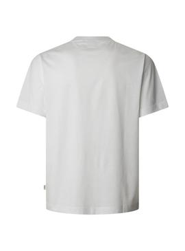 Camiseta Pepe Jeans Picthon branca para homem