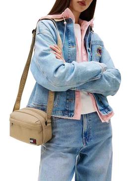 Bolsa Tommy Jeans Diária bandoleira para mulher.