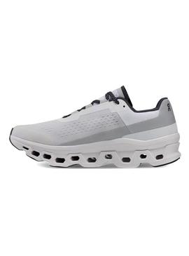 Tênis On Running Cloudmonster branco para homem.