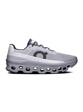 Sapatilhas On Running Cloudmonster cinza para homem.