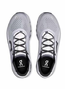 Sapatilhas On Running Cloudmonster cinza para homem.