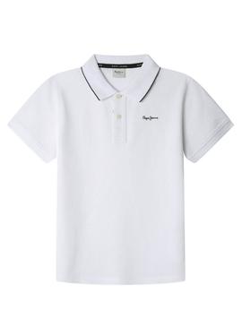 Camisa Pepe Jeans Henry branca para menino