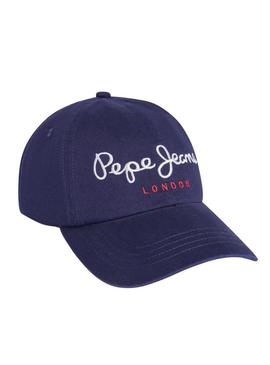 Boné Pepe Jeans Noa azul para menina