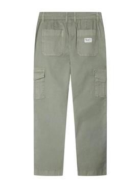 Calça Pepe Jeans Junior verde para menino