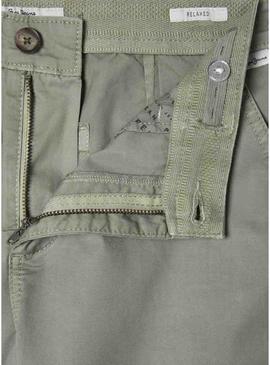 Calça Pepe Jeans Junior verde para menino
