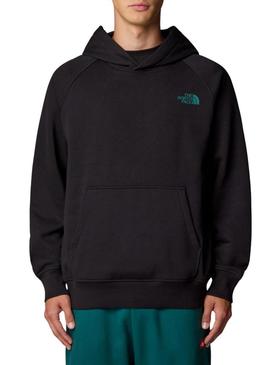Moletom The North Face NSE Box preto para homem.