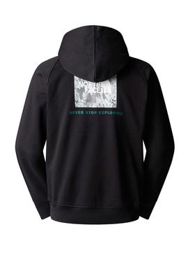 Moletom The North Face NSE Box preto para homem.