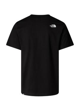 Camiseta The North Face Easy preta para homem.