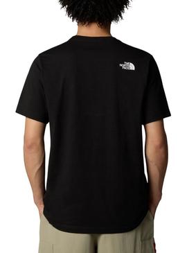 Camiseta The North Face Easy preta para homem.