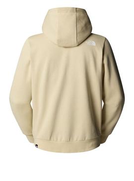 Blusa com capuz The North Face Easy Hoodie bege para homem