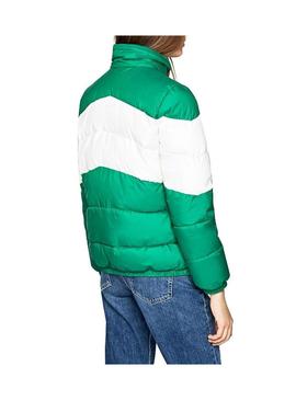 Casaca Pepe Jeans Kathleen acolchoado Verde Mulher