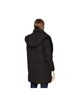Casaco Pepe Jeans preto acolchoado para Mulher