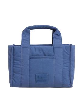 Bolsa Pepe Jeans Zadie azul para mulher.