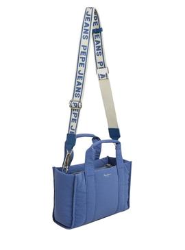 Bolsa Pepe Jeans Zadie azul para mulher.