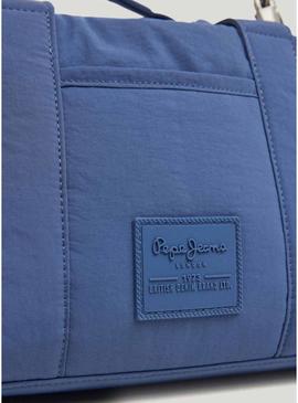 Bolsa Pepe Jeans Zadie azul para mulher.