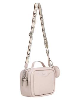 Bolsa Pepe Jeans Bassy Main bege para mulheres