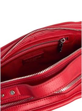 Bolsa Pepe Jeans Bassy Main vermelha para mulher