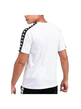T-Shirt Kappa Coen 222 banda Branco para Homem