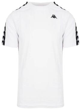 T-Shirt Kappa Coen 222 banda Branco para Homem