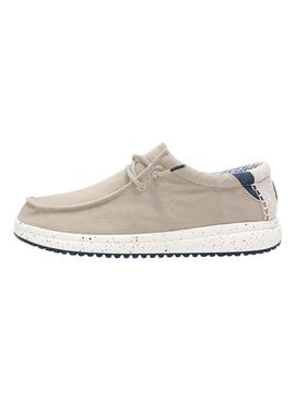 Sapatos Walkin Pitas Nias bege para homem.