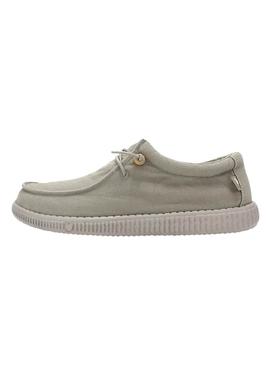 Sapatos Wallabi Walkin Pitas verde para homens.