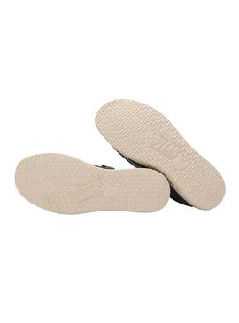 Sapatos Wallabi Walkin Pitas azul marinho para homens.