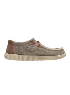 Sapatos Walkin Pitas Steve tostados para homem.