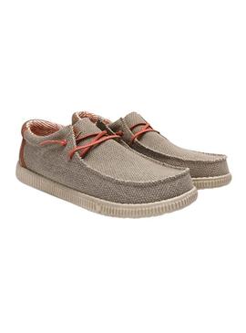 Sapatos Walkin Pitas Steve tostados para homem.