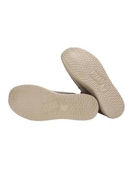 Sapatos Walkin Pitas Steve tostados para homem.
