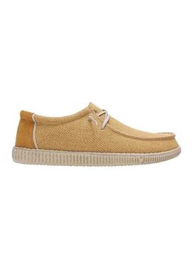 Sapatos Walkin Pitas Steve mostarda para homens.