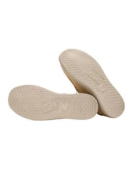 Sapatos Walkin Pitas Steve mostarda para homens.