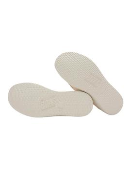 Sapatilhas Walkin Pitas Fira bege para mulher