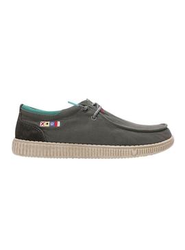 Sapatos Walkin Pitas Deck cinza para homem.