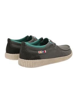 Sapatos Walkin Pitas Deck cinza para homem.