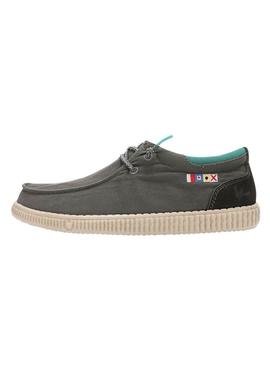 Sapatos Walkin Pitas Deck cinza para homem.