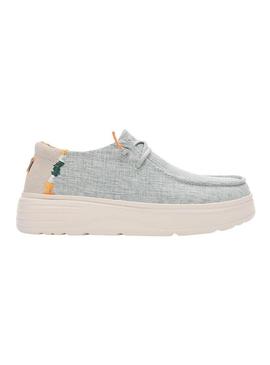 Sapatilhas Walkin Pitas Poppy verde para mulher.