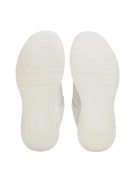 Sapatilhas Tommy Jeans Retrocasual branco para homem.