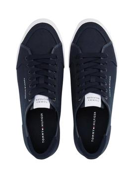 Sapatilhas Tommy Hilfiger Core azul marinho para homem.