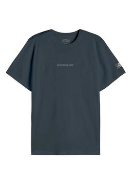 Camiseta Ecoalf Almera azul marinho para homem