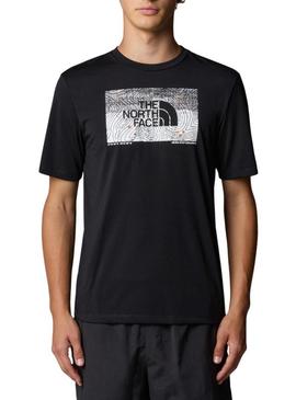 Camiseta The North Face Foundation preta para homem.