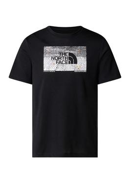 Camiseta The North Face Foundation preta para homem.