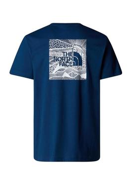 Camiseta The North Face Celebration azul para homem