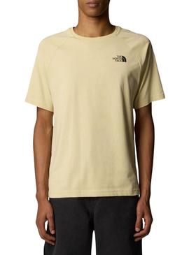 Camiseta The North Face Denali amarela para homem