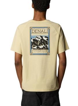 Camiseta The North Face Denali amarela para homem