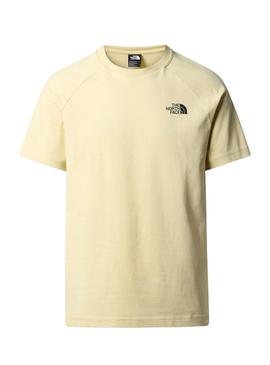 Camiseta The North Face Denali amarela para homem